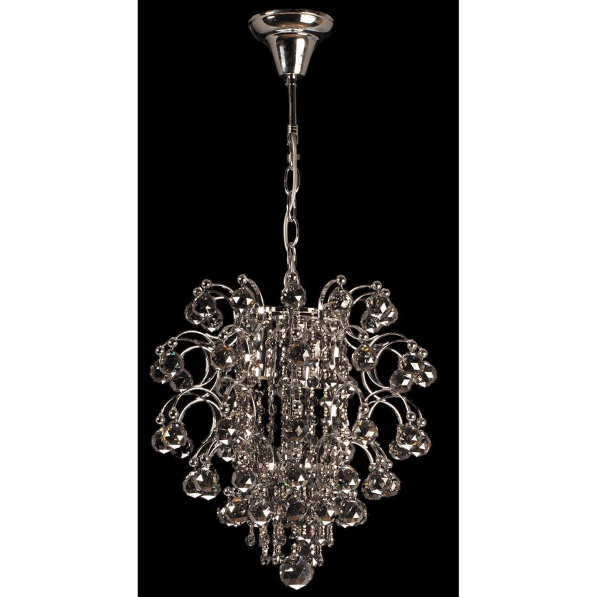 Crystal chandelier 3xE14/10W W-11904-3 CR+SM
