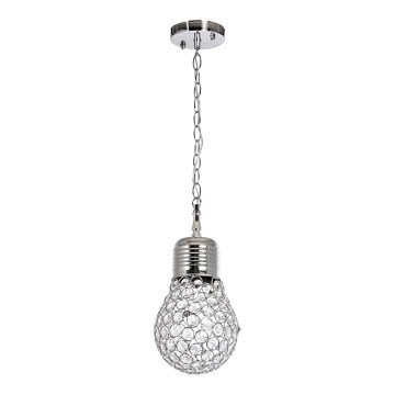 Crystal chandelier on a chain 1xE27/60W/230V
