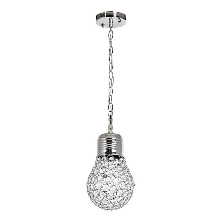 Crystal chandelier on a chain 1xE27/60W/230V