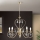 Crystal chandelier on a chain ALESSIA 5xE14/40W/230V gold