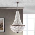 Crystal chandelier on a chain ARILA 6xE27/60W/230V d. 60 cm brown/patina
