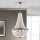 Crystal chandelier on a chain ARILA 6xE27/60W/230V d. 60 cm brown/patina