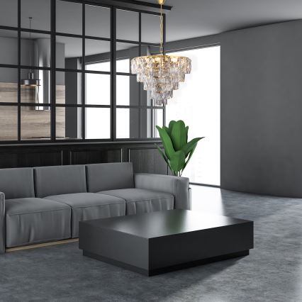 Crystal chandelier on a chain CHELSEA 6xE14/40W/230V
