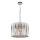 Crystal chandelier on a chain RITZ 7xE14/40W/230V shiny chrome