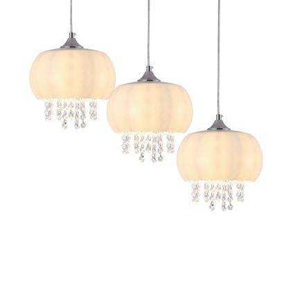 Crystal Chandelier on a String NOVA 3×E14/40W/230V