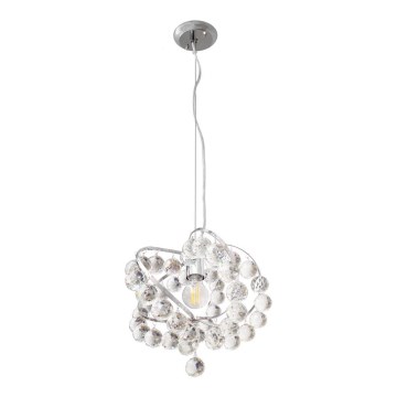 Crystal chandelier on a string VIOLETA 1xE27/15W/230V