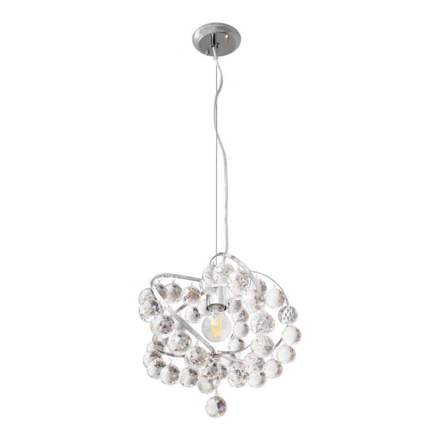 Crystal chandelier on a string VIOLETA 1xE27/15W/230V