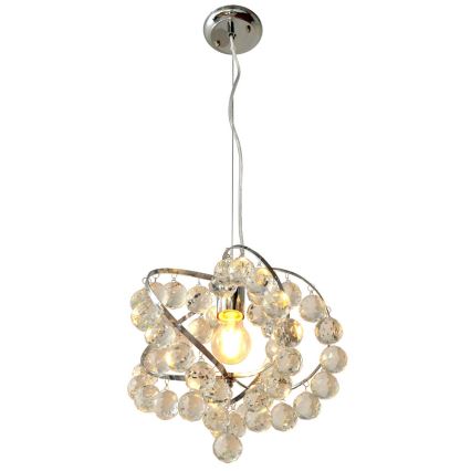 Crystal chandelier on a string VIOLETA 1xE27/15W/230V