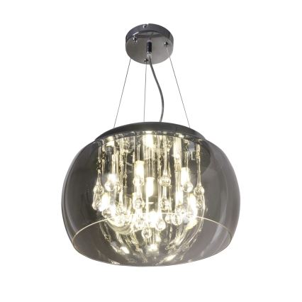 Crystal chandelier on string ROMEO 6xG9/8W/230V