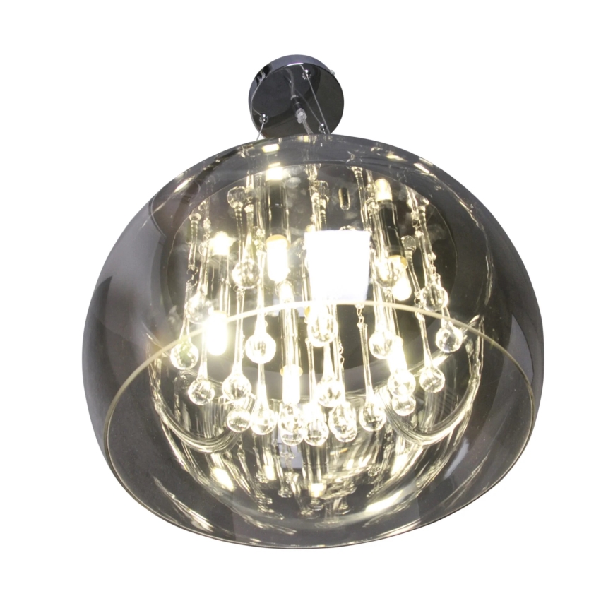 Crystal chandelier on string ROMEO 6xG9/8W/230V