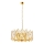 CRYSTALLINE Chain Chandelier 6xE14/40W/230V, Gold