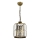 CRYSTALLINE Pendant Light 1xE27/6W/230V in Bronze