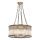 CRYSTALLINE Pendant Light 8xE27/40W/230V Bronze