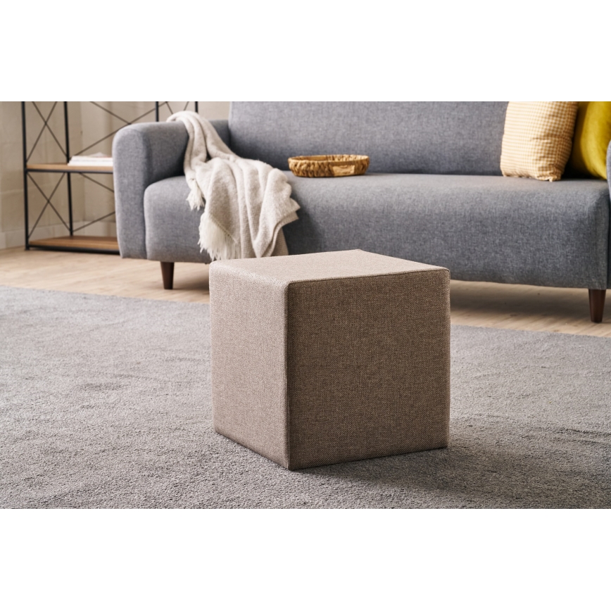 CUBI 40x40 cm Brown Ottoman