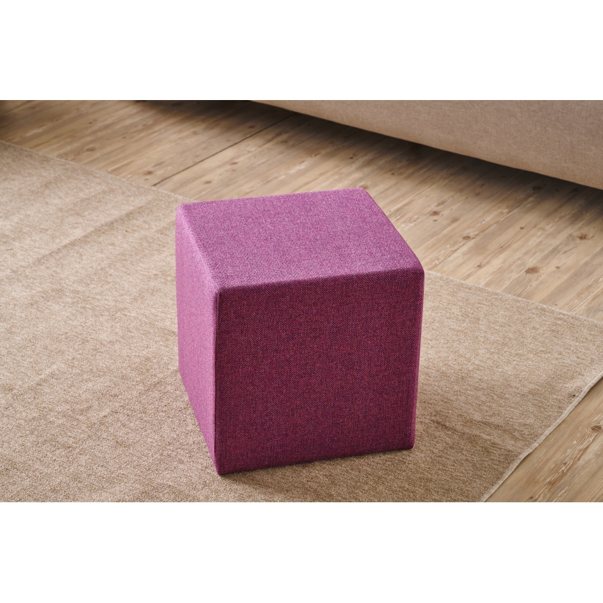 CUBI 40x40 cm Pink Ottoman