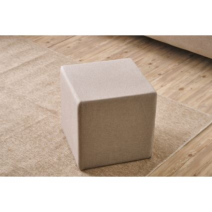 CUBI Ottoman 40x40 cm, Beige