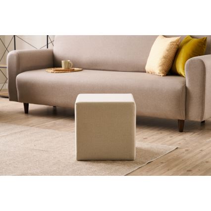 CUBI Ottoman 40x40 cm, Beige