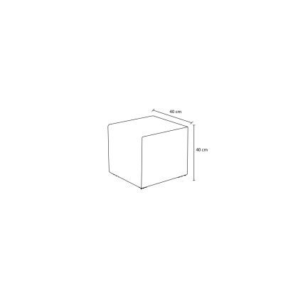 CUBI Ottoman 40x40 cm, Beige