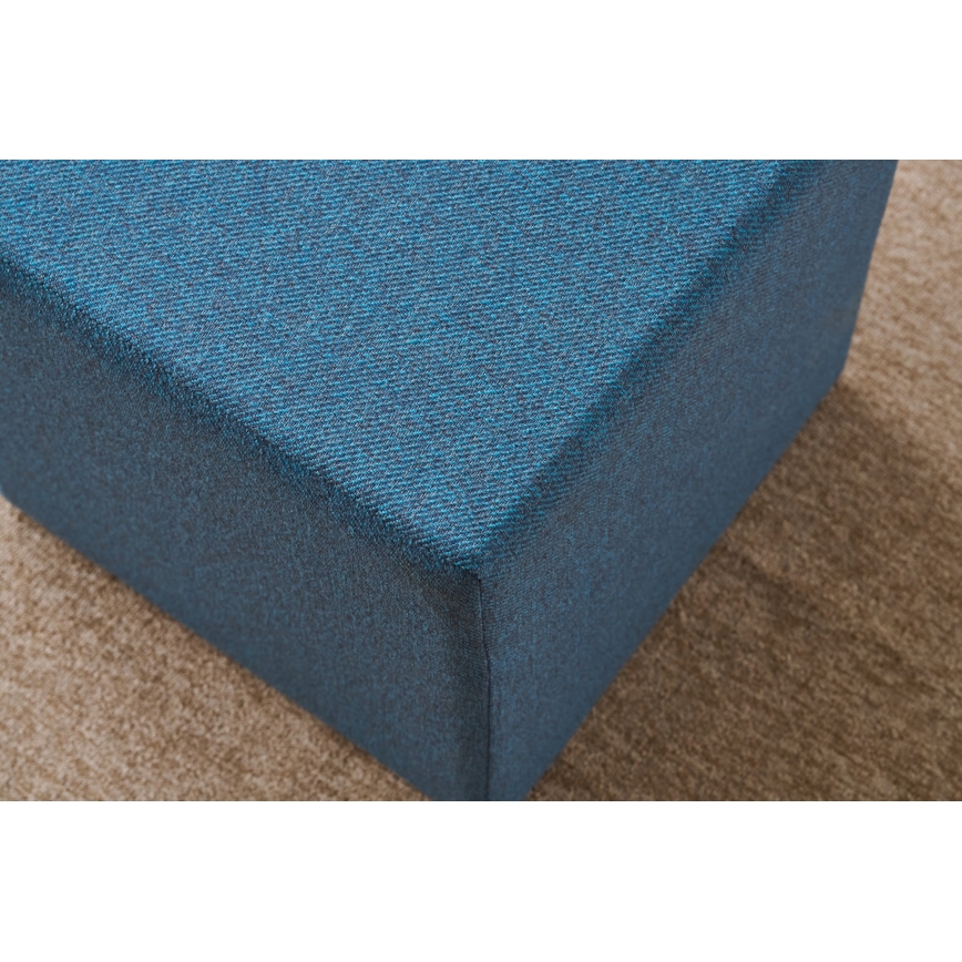 CUBI Ottoman 40x40 cm Blue