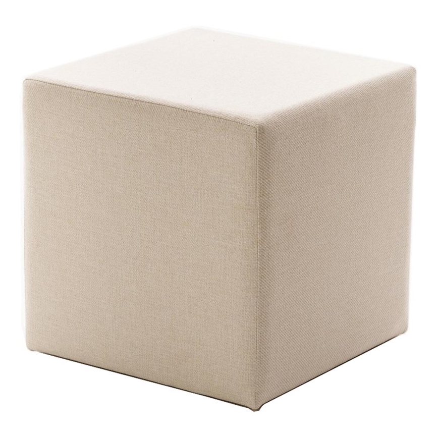 CUBI Ottoman 40x40 cm, Cream