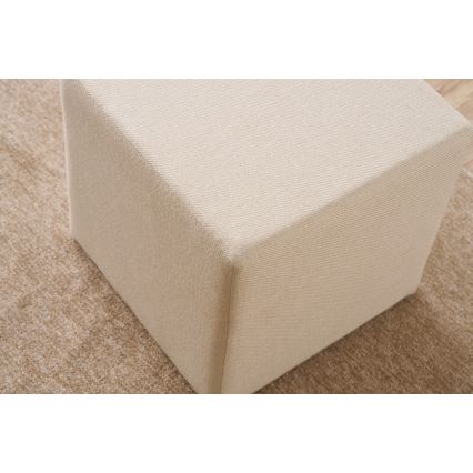 CUBI Ottoman 40x40 cm, Cream