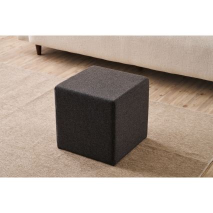 CUBI Ottoman 40x40 cm Dark Brown