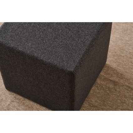 CUBI Ottoman 40x40 cm Dark Brown