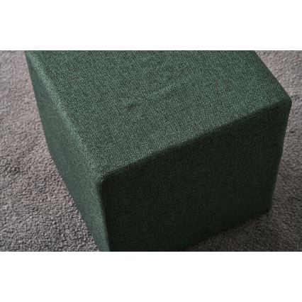 CUBI Ottoman 40x40 cm green