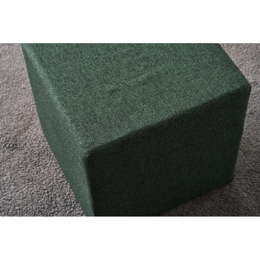 CUBI Ottoman 40x40 cm green
