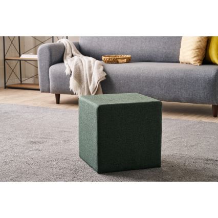 CUBI Ottoman 40x40 cm green