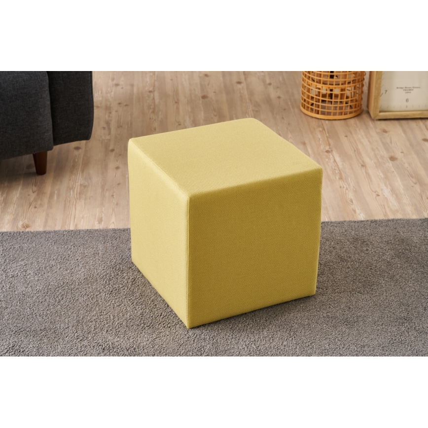 CUBI Stool 40 x 40 cm, Yellow