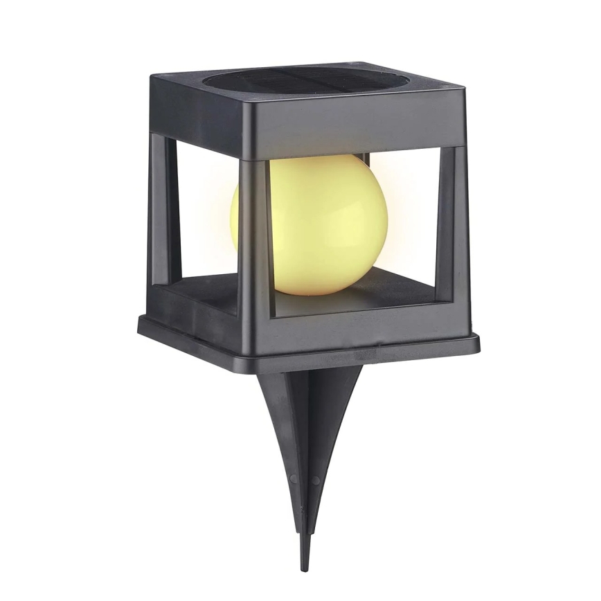 CUBO LED Solar Light, 3.7 V, 1200 mAh, IP44, Black
