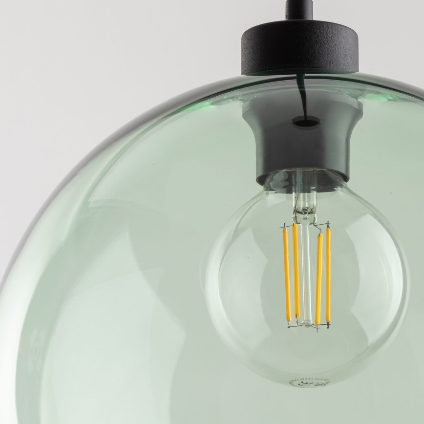 CUBUS cable pendant light 1xE27/15W/230V black/smoky green