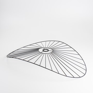 CURITIBA Universal Lampshade 60x80 cm Black