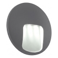 DACU LED Outdoor Wall Light, 3W, 230V, IP54 — Grey
