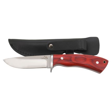Dagger with leather sheath 21 cm