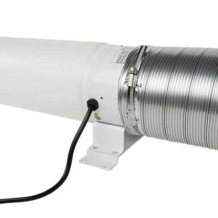 Dalap 24MF125 - Inline duct fan with an energy-efficient motor and adjustable speed controller MF 125 EC 20W/230V