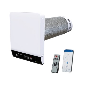 Dalap 25BP160 - Room heat recovery unit BRISE 160 PROFI 22W/230V Wi-Fi + remote control