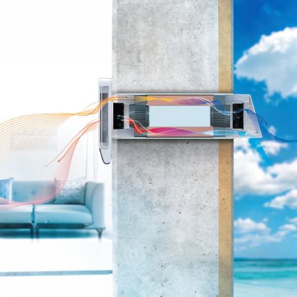 Dalap 25BP160 - Room heat recovery unit BRISE 160 PROFI 22W/230V Wi-Fi + remote control