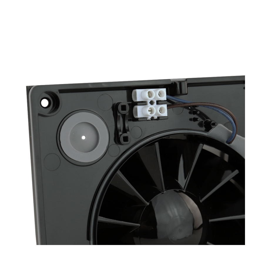 Dalap 41096ZW - DARK ZW 125 mm axial fan with timer, 10 W / 230 V