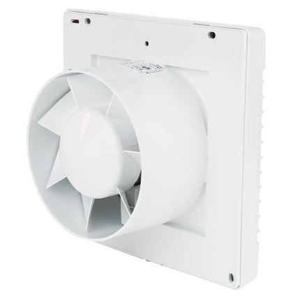 Dalap 41104 - Axial fan with automatic shutter 100 LV 12 18W/12V