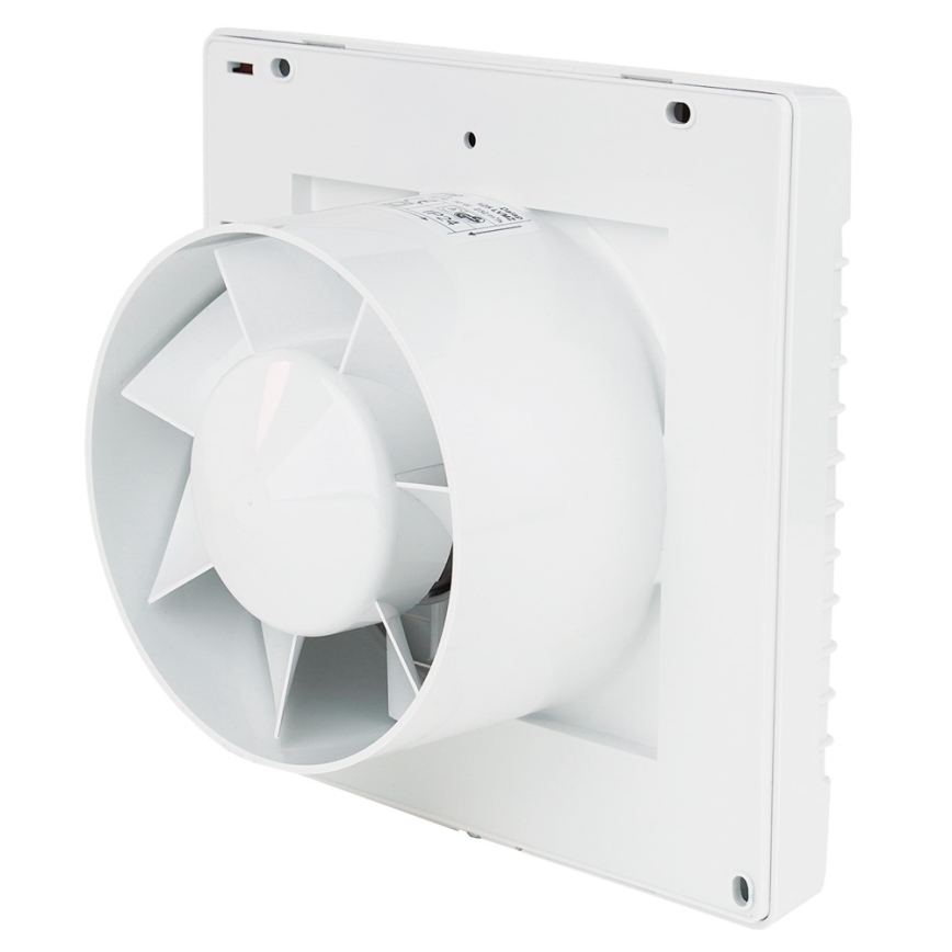 Dalap 41104 - Axial fan with automatic shutter 100 LV 12 18W/12V