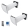 Dalap 55561 - SET of 2 ZEPHIR SIMPLE DOUBLE room heat recovery ventilators 7.61 W / 230 V
