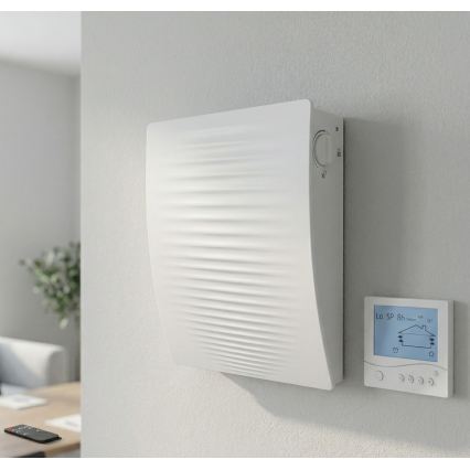 Dalap 55561 - SET of 2 ZEPHIR SIMPLE DOUBLE room heat recovery ventilators 7.61 W / 230 V