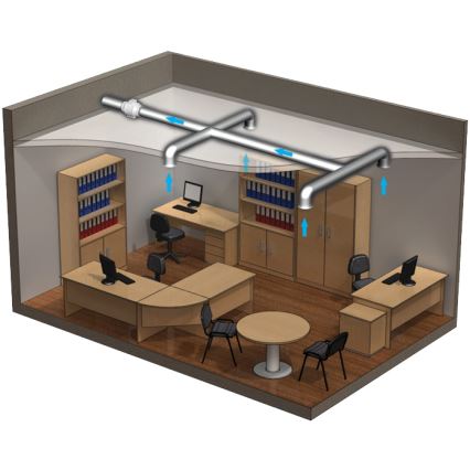 Dalap 8207 - Axial fan AP PROFI 125 29W/230V