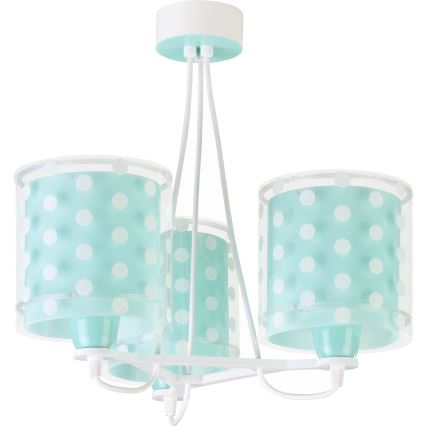 Dalber 41007H - Children's chandelier DOTS 3xE27/60W/230V