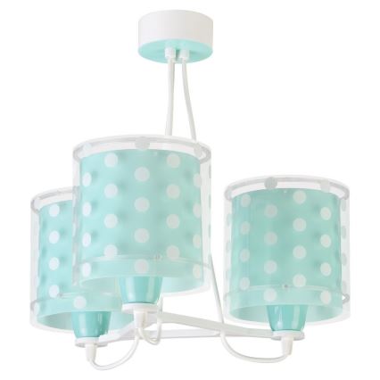 Dalber 41007H - Children's chandelier DOTS 3xE27/60W/230V