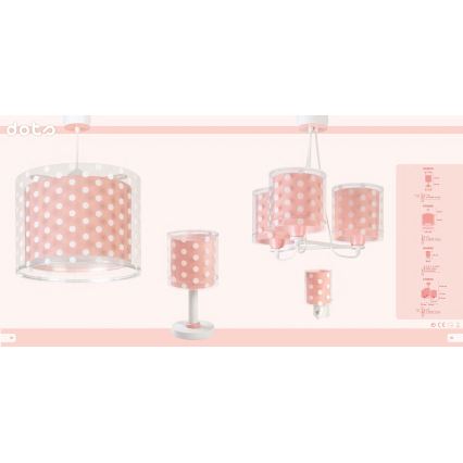 Dalber 41007S - Children's chandelier DOTS 3xE27/60W/230V