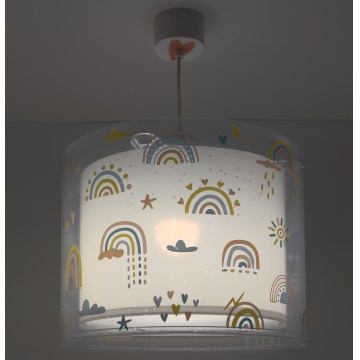 Dalber 41192 - RAINBOW Kids' Ceiling Light 1xE27/15W/230V, Multicolored