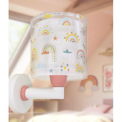 Dalber 41199 - Children's wall lamp RAINBOW 1xE27/15W/230V multicolored